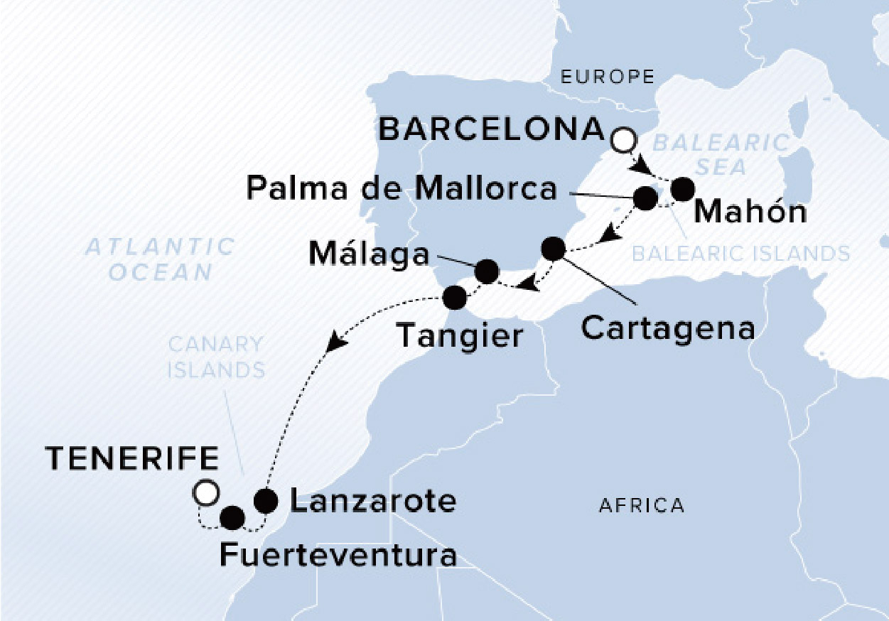 0422 BARCELONA TENERIFE map 01