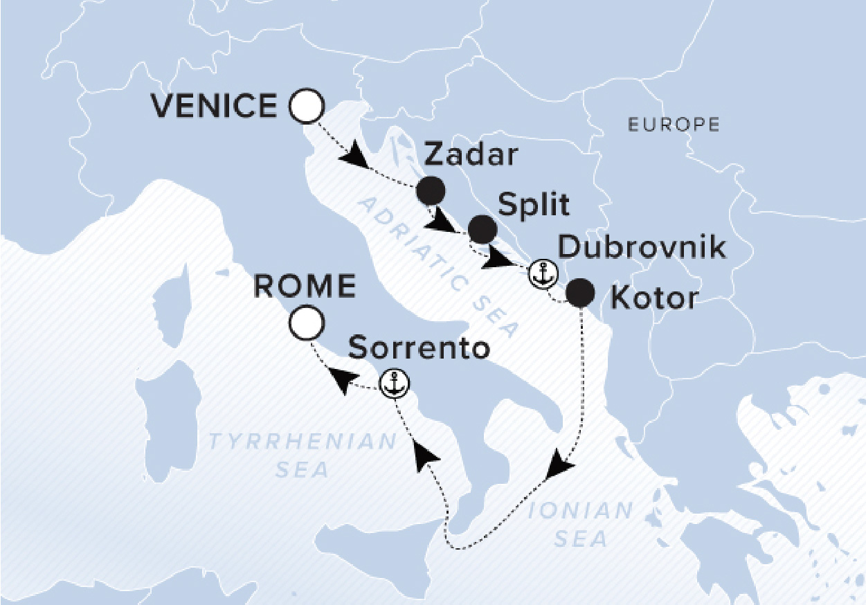 0426 VENICE ROME CIVITAVECCHIA 20250725 map 01