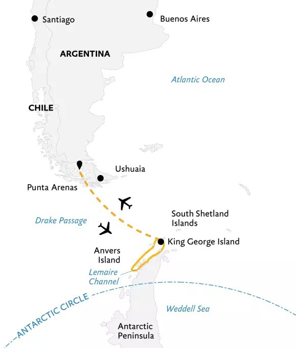 鷹飛國際旅行社 Infinity Tour | 南極 | 南極快車 飛翔的德雷克 Antarctic Express: Fly the Drake