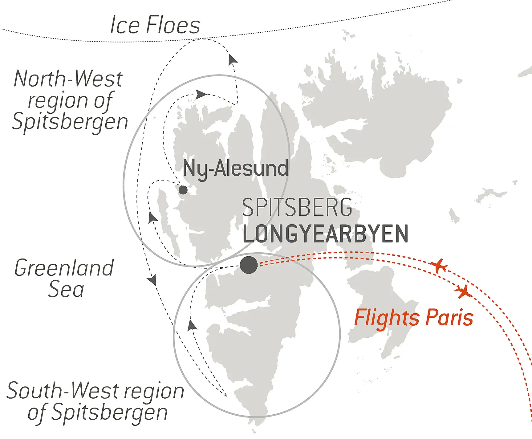 北極 | 斯匹次卑爾根島的峽灣和冰川Fjords and glaciers of Spitsbergen / 2026年7月