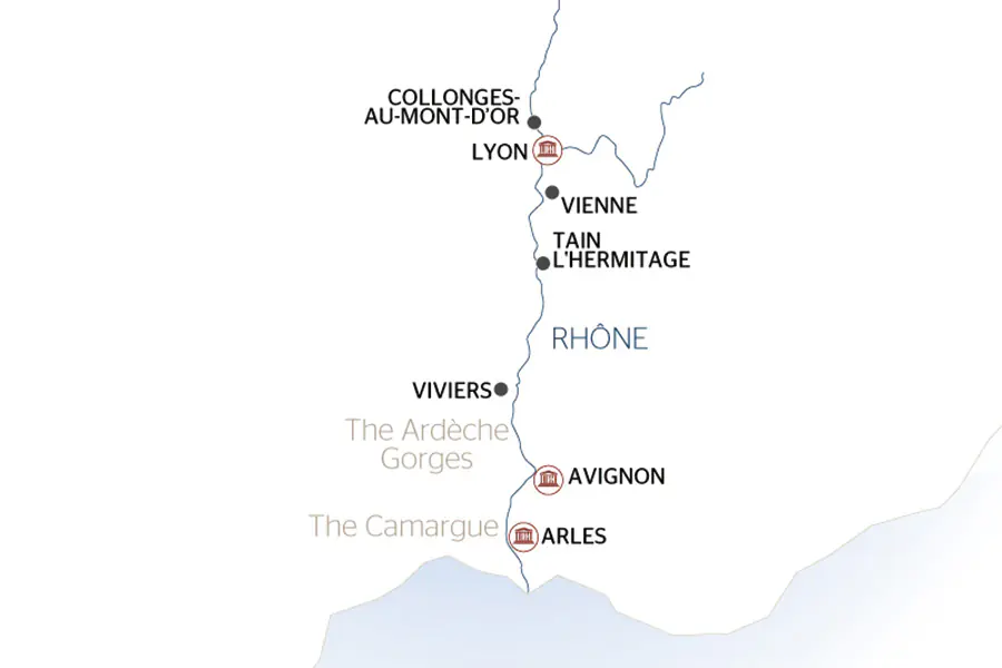 2025-0909-All-the-must-see-sites-on-the-Rhône-between-Lyon-map