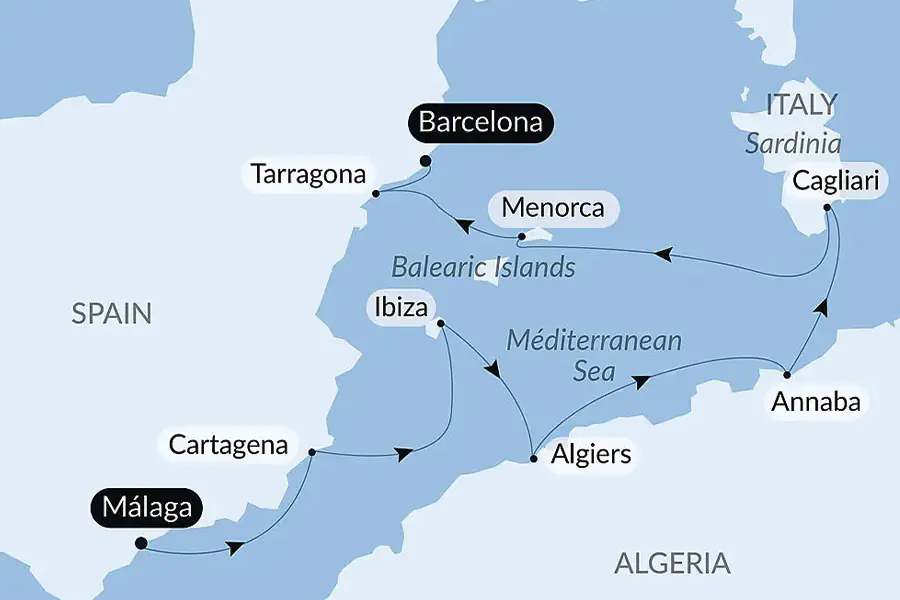 2025-1205 PONANT-Spring Awakening on the Mediterranean-MAP