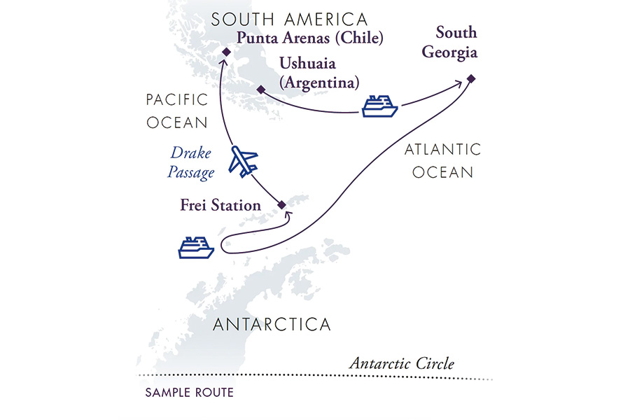 2026-0504-Antarctica & South Georgia Air-Cruise (Fly North)-map