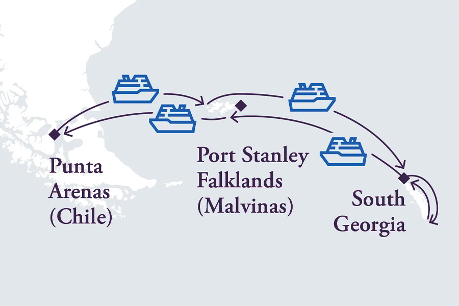 2026-0504-Falkland Islands & South Georgia-map