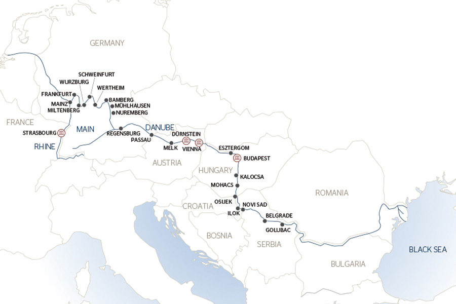 2026-0512-Trans-European cruise from Strasbourg to Budapest (port-to-port cruise)2-map