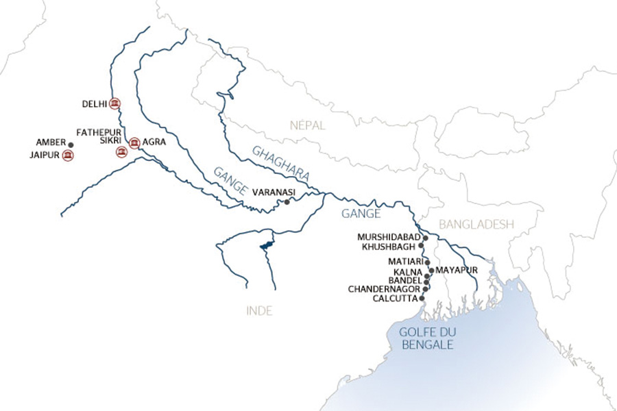 2026-0519Cruise on the Ganges between Kolkatai-map