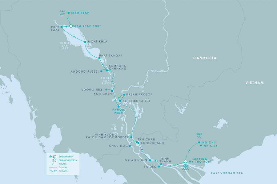 2026-0521-Aqua Mekong Expedition Cruise Ho Chi Minh City to Siem Reap-map