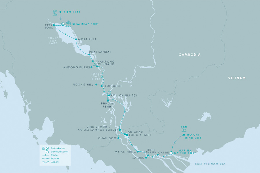 2026-0521-Aqua Mekong Expedition Cruise Siem Reap to Ho Chi Minh City 8days-map